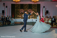 Indian lovebirds having their first dance. Indian lovebirds having their first dance.