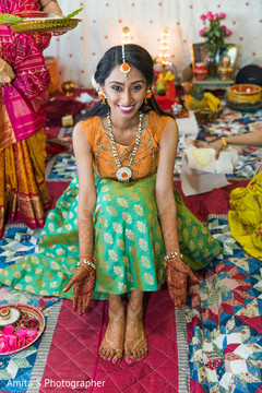 Lovely maharani at her haldi ritual. Lovely maharani at her haldi ritual.