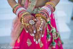 Closeup capture of maharani's mehndi and Hathphool. Closeup capture of maharani's mehndi and Hathphool.