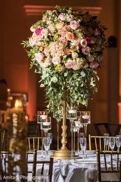 Marvelous Indian wedding flowers centerpiece. Marvelous Indian wedding flowers centerpiece.