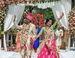 Dazzling indian lovebirds just married. Dazzling indian lovebirds just married.