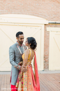 Sweet shot of Indian couple outdoors. Sweet shot of Indian couple outdoors.