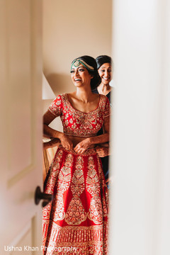 Joyful maharani getting ready. Joyful maharani getting ready.