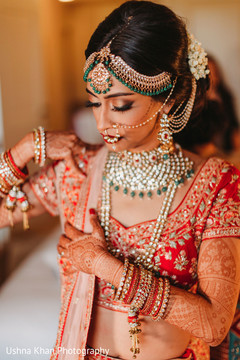 Incredible Indian bridal ceremony look. Incredible Indian bridal ceremony look.