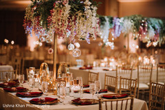 Stunning Indian wedding table centerpiece decor. Stunning Indian wedding table centerpiece decor.