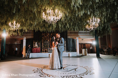 Indian lovebirds having their first dance. Indian lovebirds having their first dance.