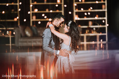 Dreamy Indian bride and groom first dance capture. Dreamy Indian bride and groom first dance capture.