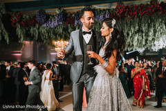 Magical bride and grooms cheers capture. Magical bride and grooms cheers capture.