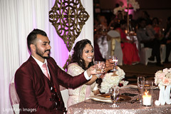 Lovely Indian couple having a toast at reception. Lovely Indian couple having a toast at reception.