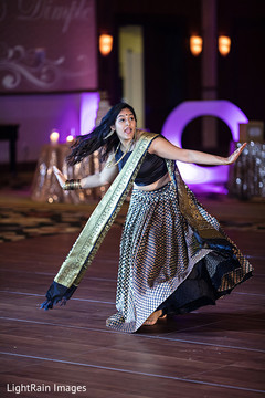 Incredible Indian wedding reception dancer. Incredible Indian wedding reception dancer.