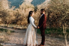 Indian bride and groom posing Indian bride and groom posing