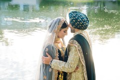 Indian bride and groom looking dazzling Indian bride and groom looking dazzling