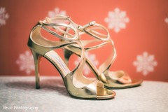 Elegant Indian bridal wedding shoes. Elegant Indian bridal wedding shoes.