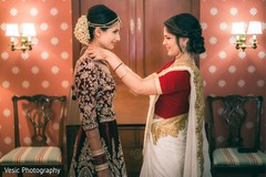 Enchanting Indian bride and bridesmaid capture. Enchanting Indian bride and bridesmaid capture.