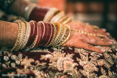 Indian bride's ceremony bangles capture. Indian bride's ceremony bangles capture.