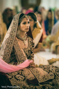 Enchanting Indian bride at her wedding ceremony. Enchanting Indian bride at her wedding ceremony.