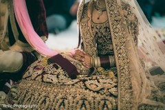 Maharani holding the ceremony veil. Maharani holding the ceremony veil.