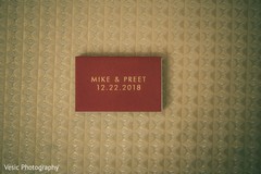 Elegant Indian wedding sign. Elegant Indian wedding sign.