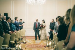 Beautiful bride entering to her wedding ceremony. Beautiful bride entering to her wedding ceremony.