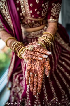 Indian bride intricate mehndi art. Indian bride intricate mehndi art.