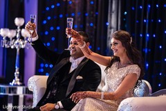 Indian lovebirds toasting capture Indian lovebirds toasting capture