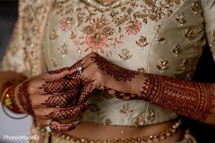 Indian bride wearing the mehndi Indian bride wearing the mehndi