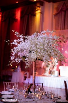 Floral arrangements of the reception Floral arrangements of the reception
