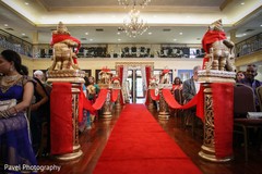 Magnificent Indian wedding ceremony aisle decor. Magnificent Indian wedding ceremony aisle decor.