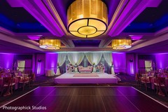 Stunning Indian wedding reception decoration. Stunning Indian wedding reception decoration.