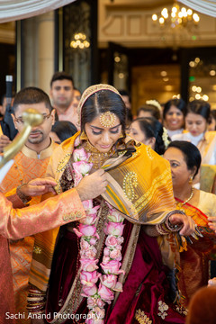 Indian bride saying goodbye. Indian bride saying goodbye.
