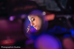 Indian bride getting her makeup done. Indian bride getting her makeup done.