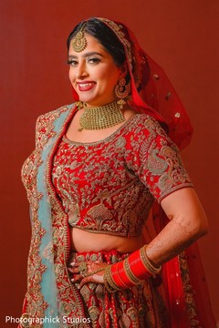 Impressive Indian bridal ceremony look. Impressive Indian bridal ceremony look.
