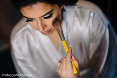 Last touch ups of maharani's makeup. Last touch ups of maharani's makeup.