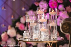 Dreamy Indian wedding reception table set up. Dreamy Indian wedding reception table set up.