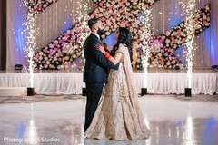 Dreamy moment at reception. Dreamy moment at reception.