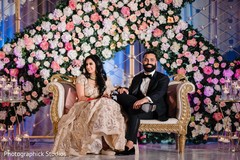 Delightful Indian couple at reception. Delightful Indian couple at reception.