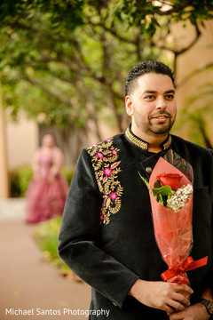 Indian groom waiting for bride. Indian groom waiting for bride.