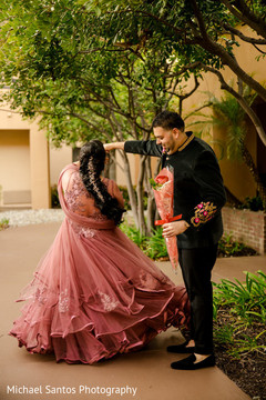 First look Indian couple scene. First look Indian couple scene.