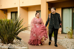 Glamorous Indian bride and groom style. Glamorous Indian bride and groom style.