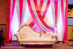 Mavellous Indian Engagement party stage decor. Mavellous Indian Engagement party stage decor.