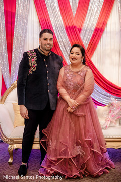 Sweet indian couple during Engagement celebration. Sweet indian couple during Engagement celebration.