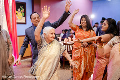 Joyful Indian relatives at Engagement dance. Joyful Indian relatives at Engagement dance.