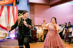 Traditional indian pre-wedding dance. Traditional indian pre-wedding dance.