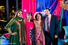 Indian bride and family posing Indian bride and family posing