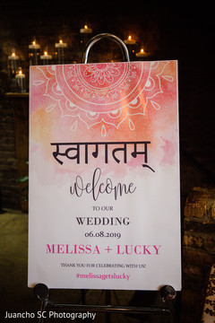 Ceremony welcome sign Ceremony welcome sign