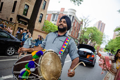 Joyful indian wedding baraat procession Joyful indian wedding baraat procession
