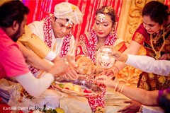 Enchanting indian lovebirds during ceremony Enchanting indian lovebirds during ceremony