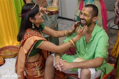 Indian Groom on Haldi Ceremony Indian Groom on Haldi Ceremony