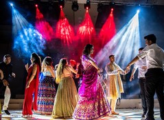 Indian guests dancing Indian guests dancing