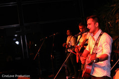 Band playing for the reception Band playing for the reception